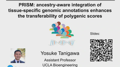 Title slide for Yosuke Tanigawa's CGSI 2026 Retreat presentation.